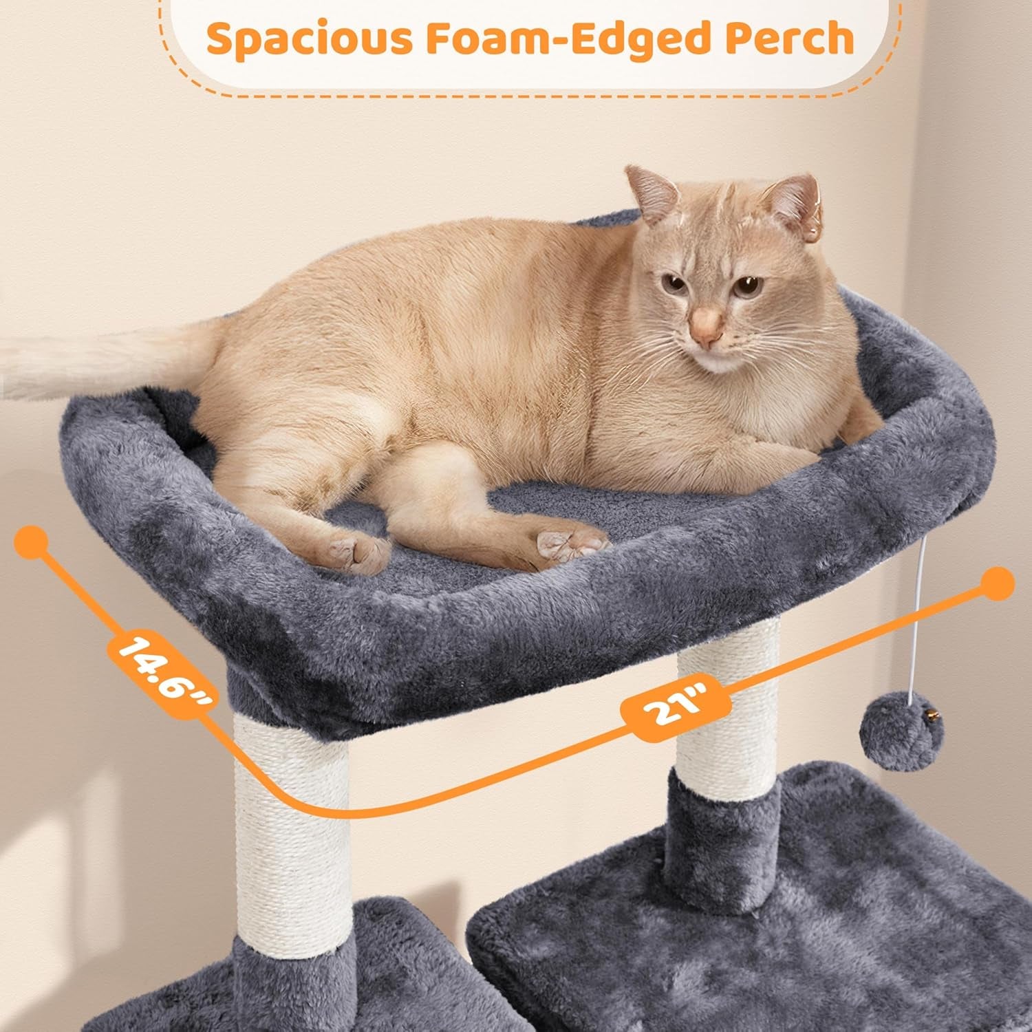 yaheetech-54in-cat-tree-tower-for-large-cats-multi-level-condo-hammock-sisal-scratching-posts-roomy-condo-holds-up-to-22-lb-a-wide-21-inch-top-perch-fit-large-cats-dark-gray