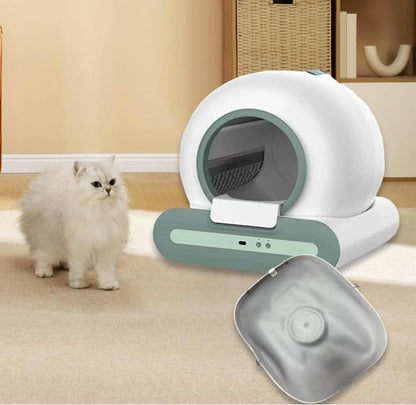 Silicone Litter Pad Accessory anti Bite Leakproof anti Scratch Replacement Easy to Clean for Automatic Cat Parts 19.49X15.75X0.39Inch9