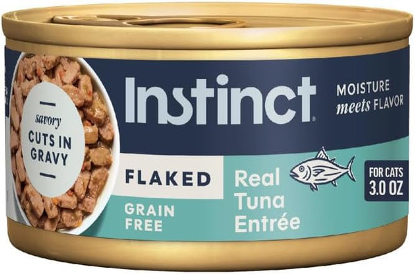 Instinct Flaked Entrees, Wet Canned Cat Food, Variety Pack, 3 Oz (12 Count) | Tender Flaked Cuts in Savory Gravy, High Protein, Real Meat, Whole-Food Ingredients, Grain-Free, Hydration Support14