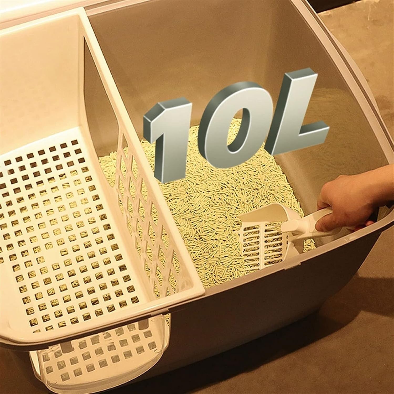 dog-potty-training-toilet-cat-litter-tray-with-corridor-semi-enclosed-box-large-creative-household-outdoor-pet-toilet-supplies-gray