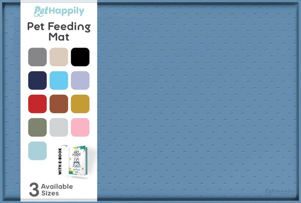 Dog Food Mat - Raised Edges Dogs Mat for Food and Water Prevent Spill, Waterproof Cat Food Mats Protect Floors, Easy Clean Dog Bowl Mats for Food and Water, Silicone Pet Feeding Placemats13