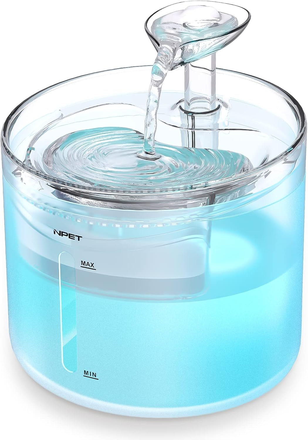 npet-wf100-cat-foutain-54oz-1-6l-automatic-pet-water-fountain-dog-water-dispenser-with-2-flow-modes-bottom-suction-led-light-quiet-pump-for-for-cats-small-dogs