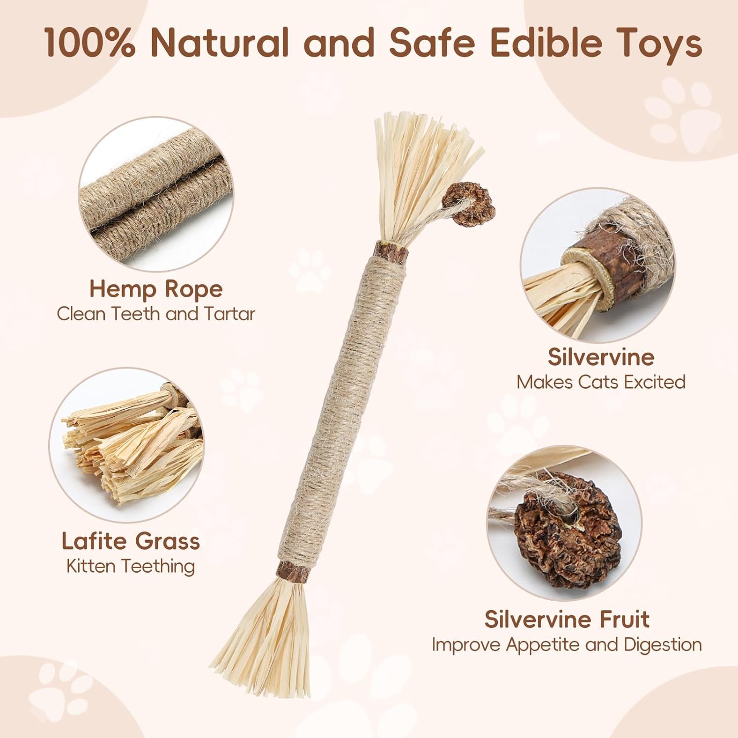 5-pack-silvervine-sticks-cat-toys-natural-chew-kitten-teething-toys-for-cleaning-matatabi-catnip-treat-toys-catmint-silver-vine-sticks-for-bored-indoor-kitty