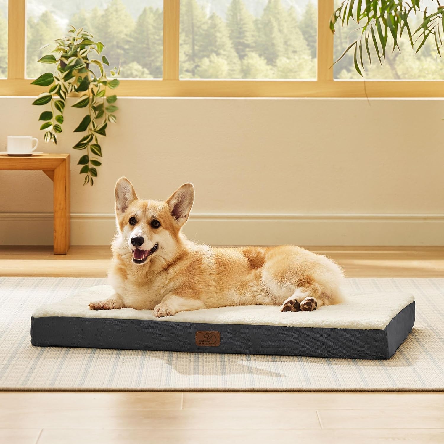 bedsure-washable-dog-beds-large-sized-dog-with-comfy-sherpa-36x27in-grey-orthopedic-egg-crate-foam-comfort-support-flat-rectangle-pet-mat-non-slip-bottom-removable-cover-for-large-breed-up-to-55-lbs
