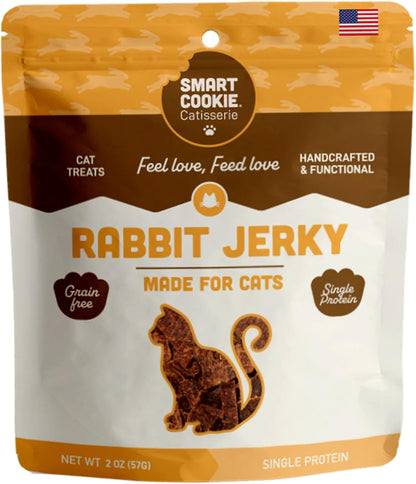 Smart Cookie Salmon Jerky Cat Treats – Real Salmon & Flaxseed, Omega-3S for Skin & Coat, Grain Free, High Protein, Handcrafted Natural Treat – Made in the USA (Pack of 1)16