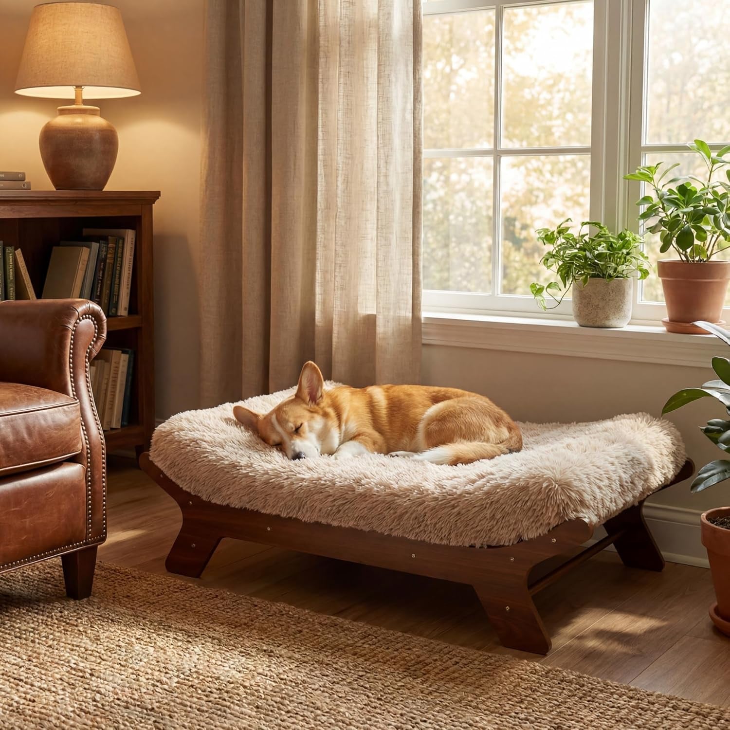 muihood-elevated-wooden-dog-bed-with-foam-mattress-walnut-large-raised-dog-bed-with-washable-cover-supportive-foam-mattress-perfect-for-large-dogs-and-indoor-living