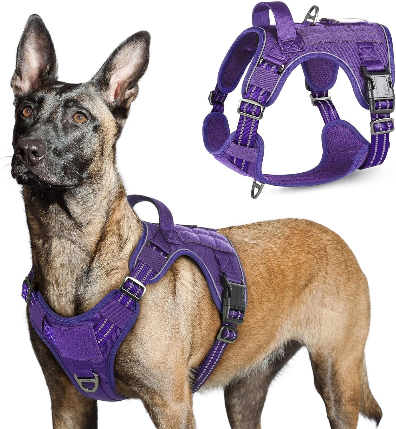rabbitgoo-tactical-dog-harness-for-large-no-pull-military-service-vest-molle-handle-heavy-duty-adjustable-reflective-straps-easy-control-for-training-walking-black-large