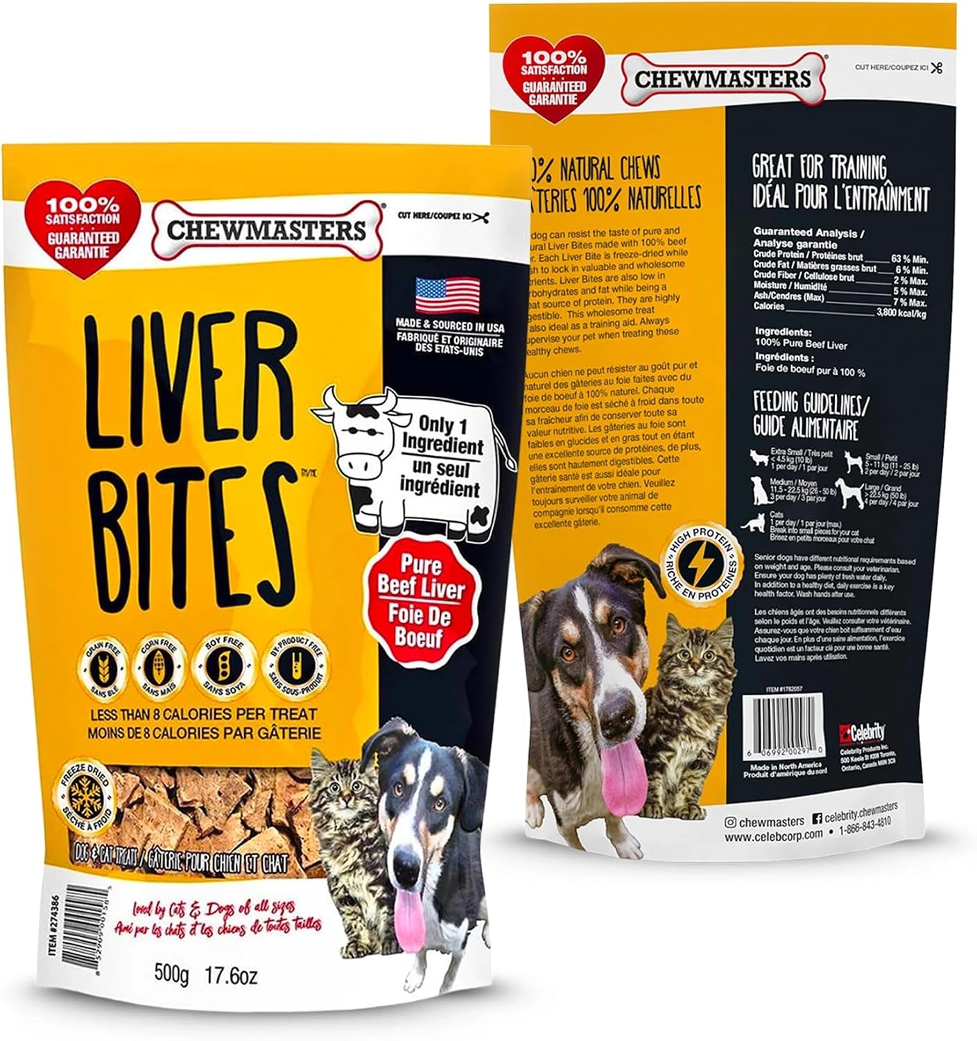 chewmasters-100-pure-beef-liver-bites-17-6oz-freeze-dried-cat-dog-treats-all-natural-high-protein-training-treats-grain-free-healthy-real-meat-flavor-for-all-life-stages-no-additives-made-in-usa