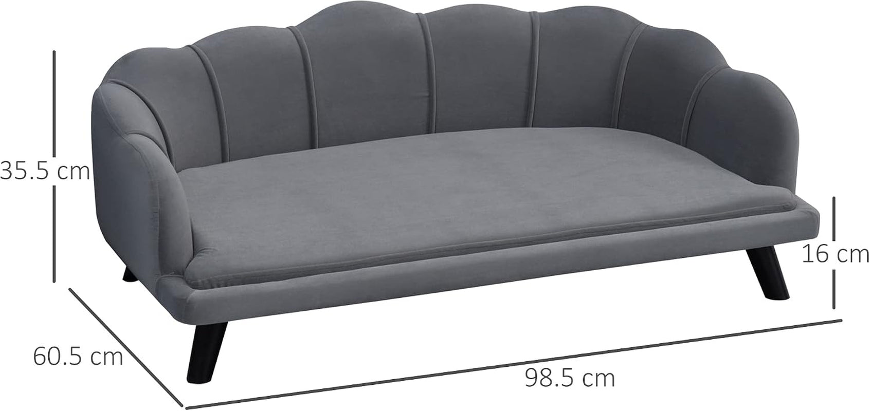 pawhut-velvet-large-dog-couch-with-foam-cushion-for-big-dogs-charcoal-gray-soft-and-cute-puppy-sofa-bed-pearl-design