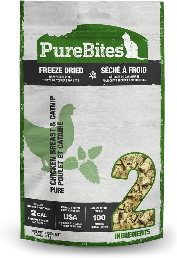 Purebites Freeze Dried Salmon Cat Treats 57G | 1 Ingredient | Made in USA (Packaging May Vary)11