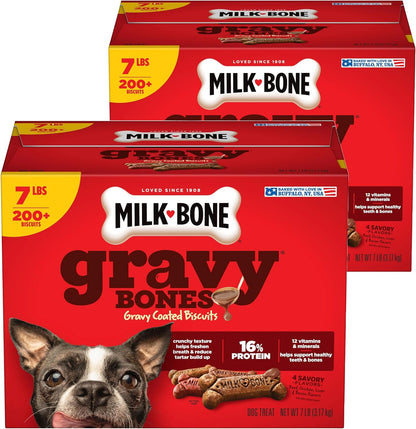 Milk-Bone Gravybones Dog Biscuits, Gravy Coated Small Dog Treats, 7 Lb. Box11