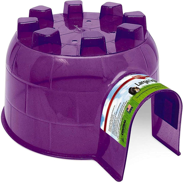 Kaytee Igloo Habitat Hideout for Pet Rabbits, Ferrets, Guinea Pigs, and Other Small Animals, Giant4