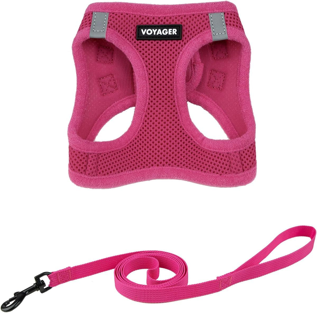 voyager-step-in-pet-harness-all-weather-mesh-adjustable-step-in-harness-for-cats-and-dogs-by-best-pet-supplies-307-set-moss-green-m