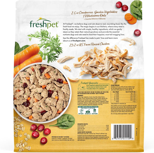 Freshpet Fresh from the Kitchen, Healthy & Natural Dog Food, Chicken Recipe, 1.75Lb3
