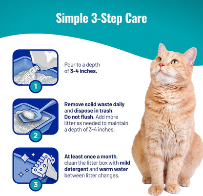 Cat'S Pride Premium Lightweight Clumping Litter: Complete Care - up to 10 Days of Powerful Odor Control - Hypoallergenic - Multi-Cat, Unscented, 18 Pounds9