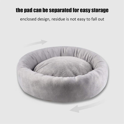 Medium Size Egg Tart Cat Litter Color Warm Pet Litter Four Seasons Universal Removable and Washable Pet Enclosure Design Pet Litter (Color : Blue) (Gray)4