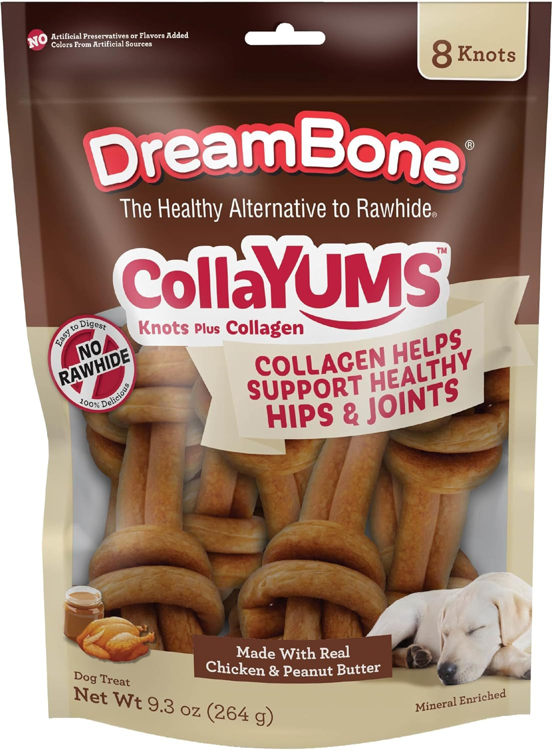 dreambone-collayums-twists-plus-collagen-chews-for-dogs-10-count-treat-your-dog-to-rawhide-free-chews-made-with-chicken-vegetables-and-peanut-butter