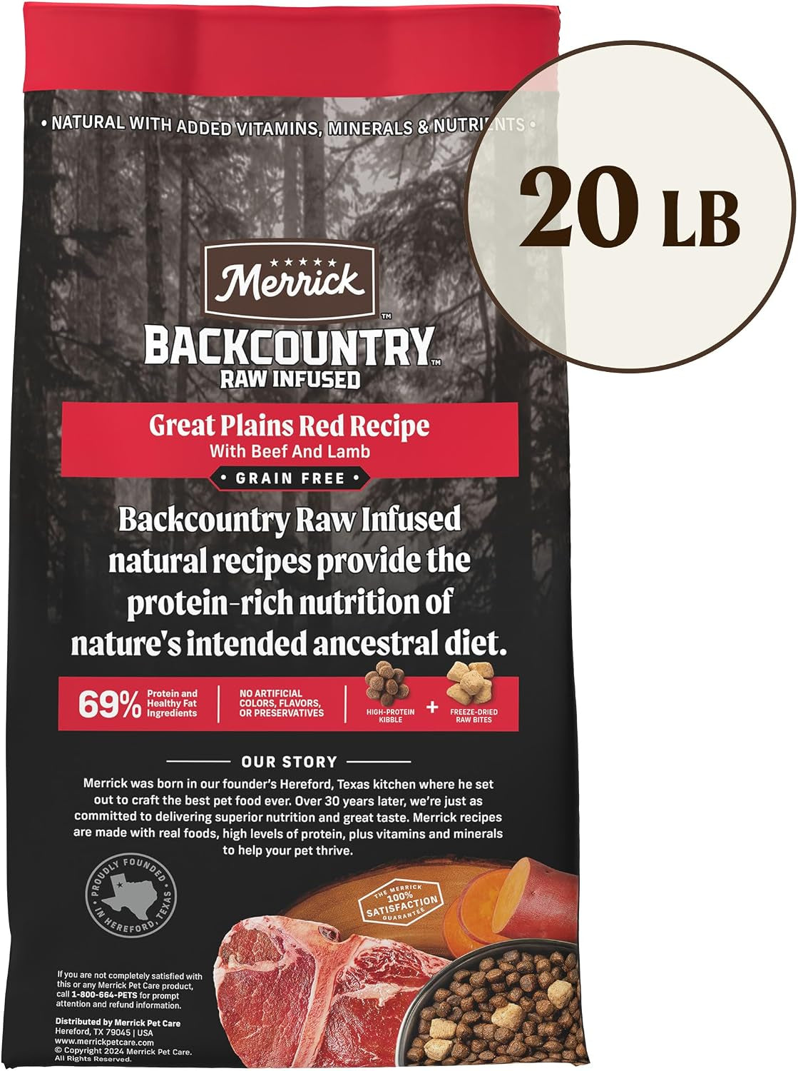 merrick-backcountry-grain-free-dry-adult-dog-food-kibble-with-freeze-dried-raw-pieces-great-plains-red-recipe-20-0-lb-bag