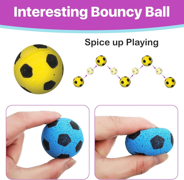 SPOT Sponge Soccer Ball Cat Toys for Cats and Kittens - Interactive and Colorful Plush Toy, Fun to Bat and Chase, Keep Cats Entertained - 1.5" Assorted 4-Pack5