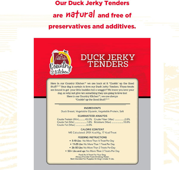 Country Kitchen Duck Jerky Tender Dog Treats, High Protein, 16 Oz | Quality Ingredients Made with Real Duck, Low Fat, No Artificial Colors6