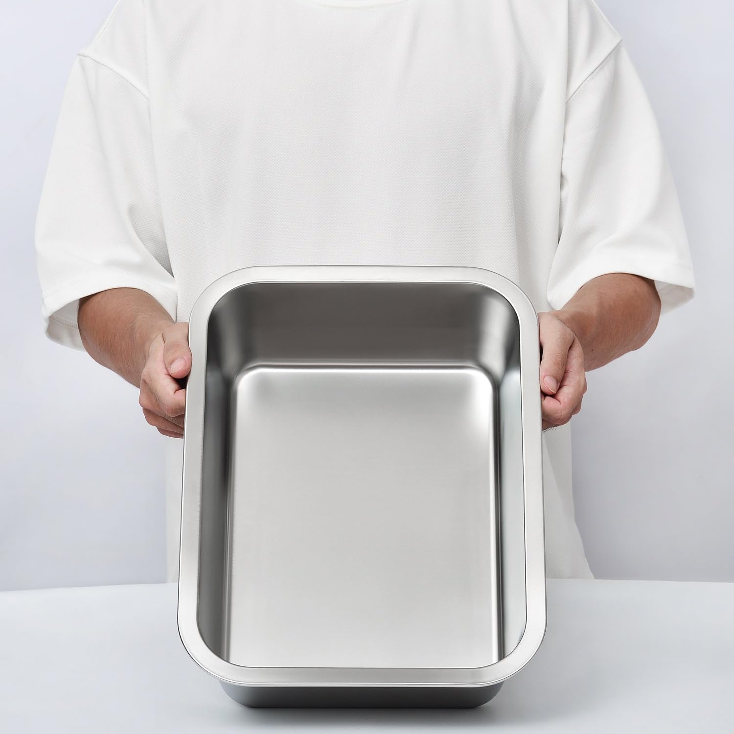 kichwit-1-8-gallons-large-dog-bowl-stainless-steel-pan-food-grade-dishwasher-safe