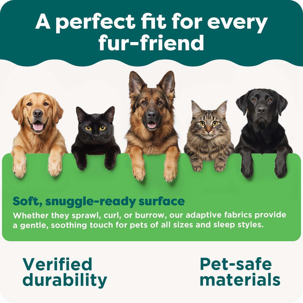 Furhaven Cooling Gel Dog Bed for Large Dogs, Perfect Comfort Sofa Bed with Cool Gel-Top Foam with a Solid Orthopedic Foam Base for Joint Support, Washable Cover, Jumbo XL, Plush & Velvet, Granite Gray8