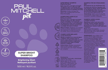Paul Mitchell Pet Super Bright Shampoo, Brightening Wash, Whitening Dog Shampoo, 16.9 Fl. Oz8