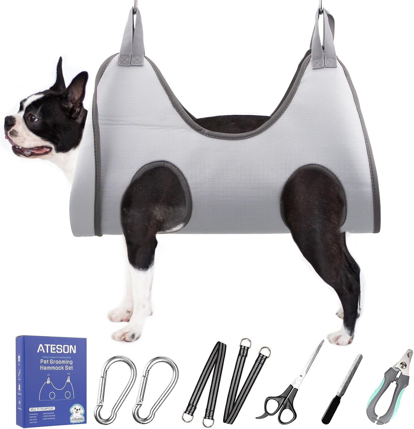 ateson-pet-grooming-hammock-with-nail-clippers-nail-trimmers-grooming-scissors-dog-grooming-harness-for-nail-trimming-pet-grooming-sling-helper
