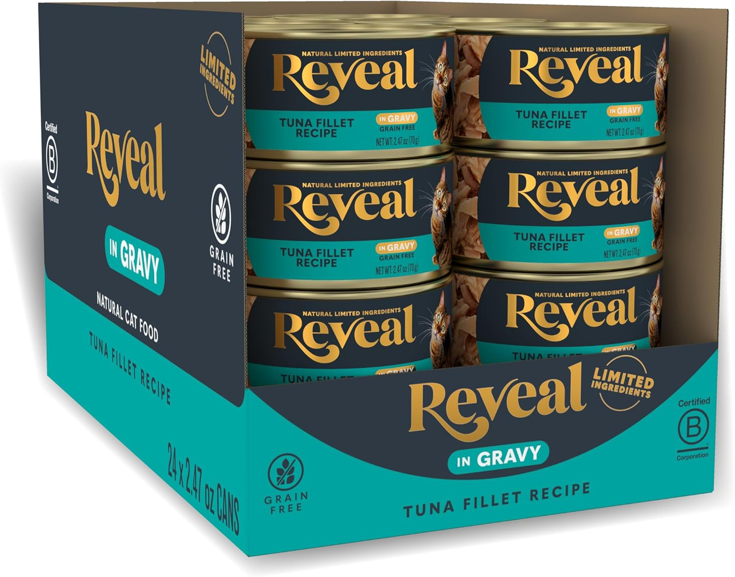 reveal-fish-chicken-variety-in-gravy-wet-cat-food-12-pack-2-47-oz-cans-100-natural-high-quality-protein-limited-ingredient-grain-free-no-fillers-no-artificial-additives-no-by-products