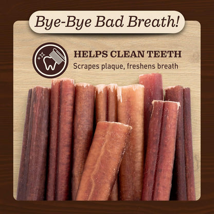 Pet Odor-Free Standard Bully Sticks (12", 5 Pack) – 100% Grass-Fed Beef Pizzle Dog Chews, Fully Digestible & Long-Lasting Dental Treats3