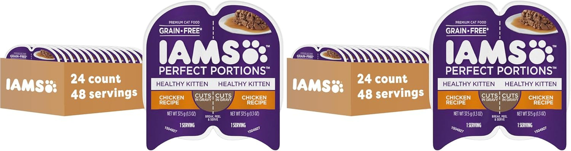 iams-perfect-portions-healthy-kitten-pate-wet-cat-food-chicken-24-count-grain-free-vitamin-e-immune-support-no-fillers-made-in-usa-snap-peel-serve-2-6-oz-twin-pack-trays-no-artificial-flavors