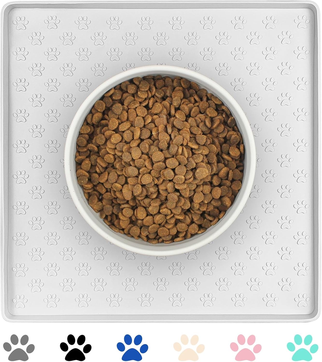 ptlom-pet-placemat-for-dog-and-cat-mat-for-prevent-food-and-water-overflow-suitable-for-small-medium-and-big-pet-18-12-grey-silicone
