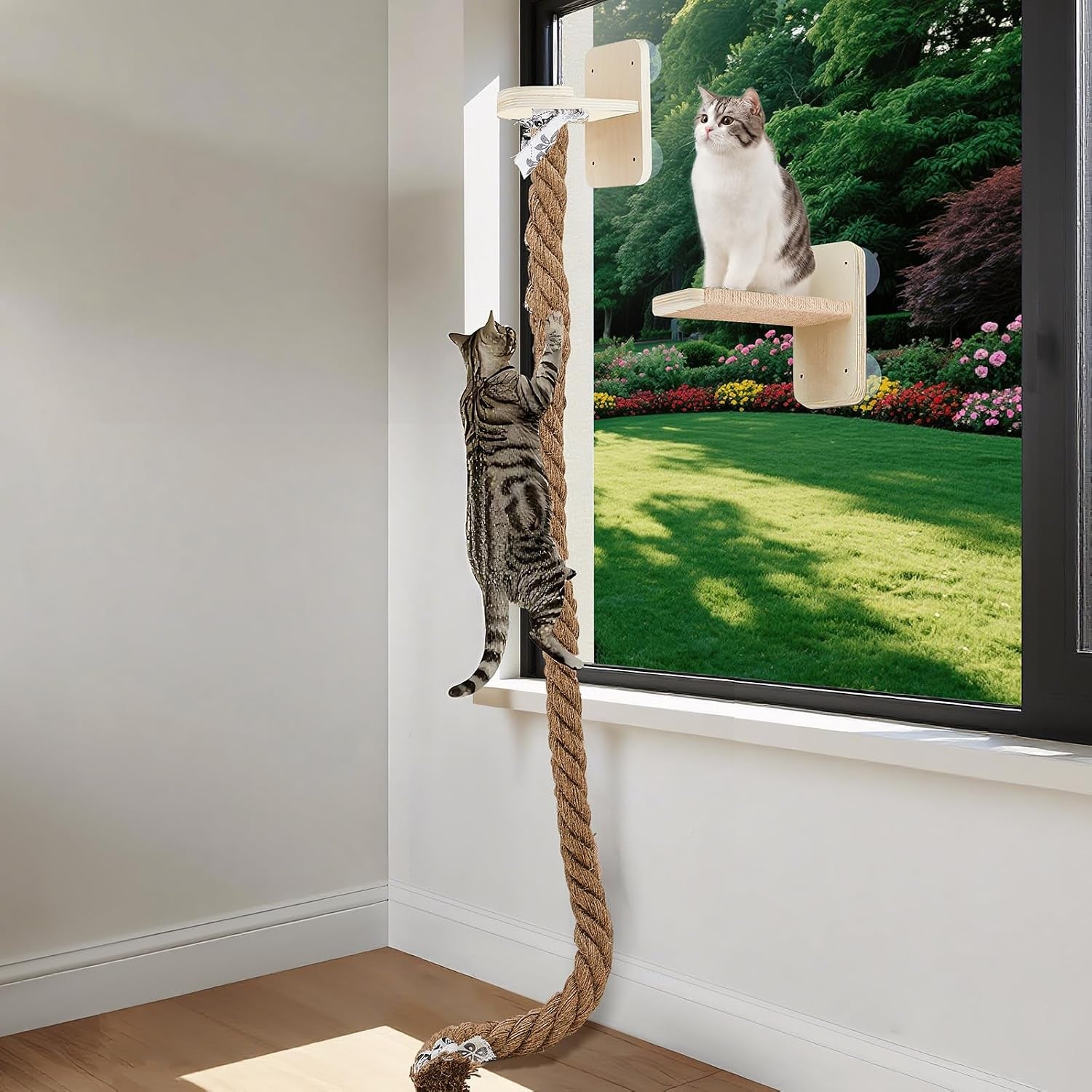 weysat-cat-climbing-rope-2-pcs-window-perch-with-59-1-inch-climbing-rope-wall-mounted-cat-tree-tower-toy-with-scratching-post-kitten-ladder-jumping-platform-wall-steps-for-playing-and-rest