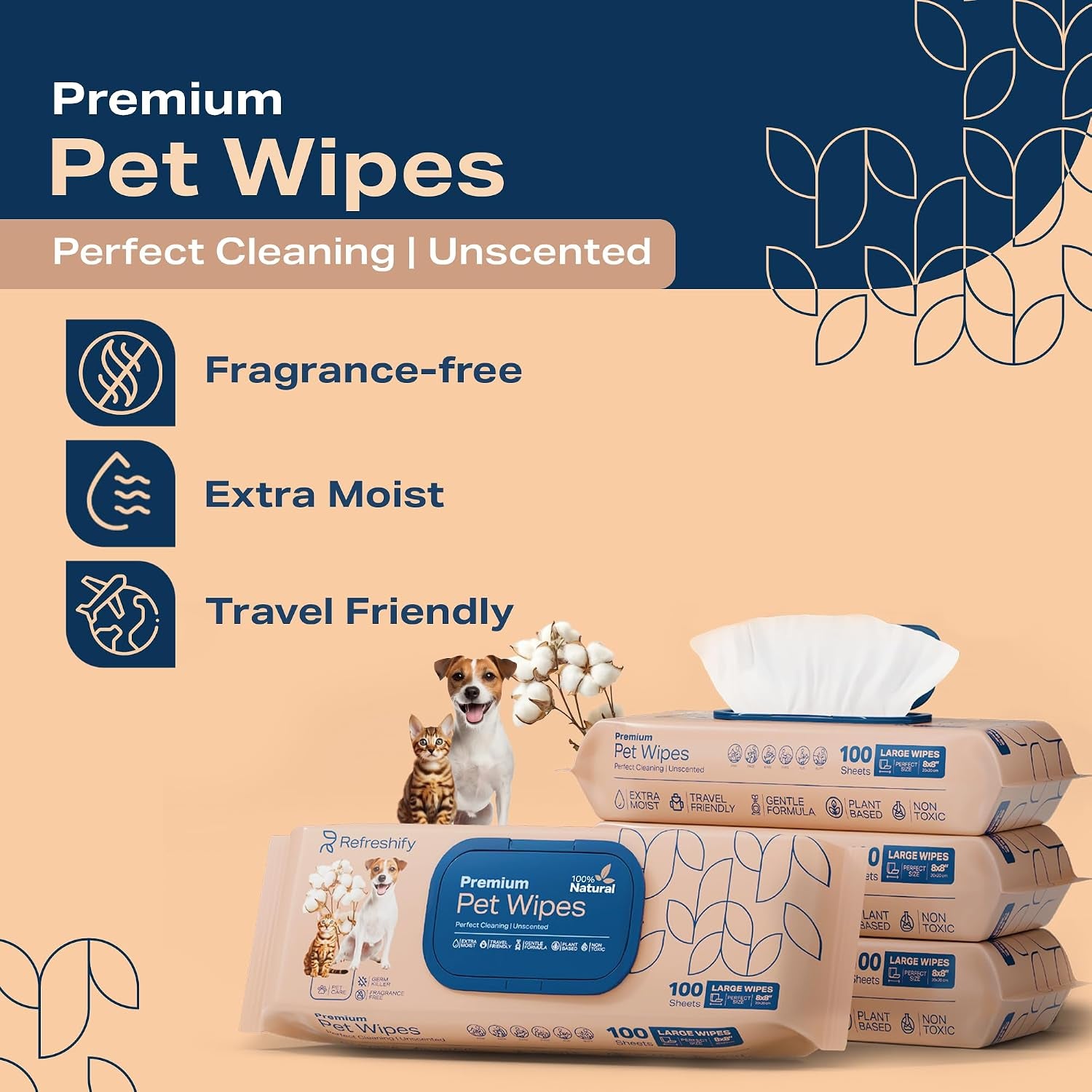 refreshify-dog-wipes-for-paws-and-butt-plant-based-unscented-pack-of-400-pet-wipes-for-dogs-and-cats-deodorizing-non-toxic-dog-wipes-12-additional-travel-wipes