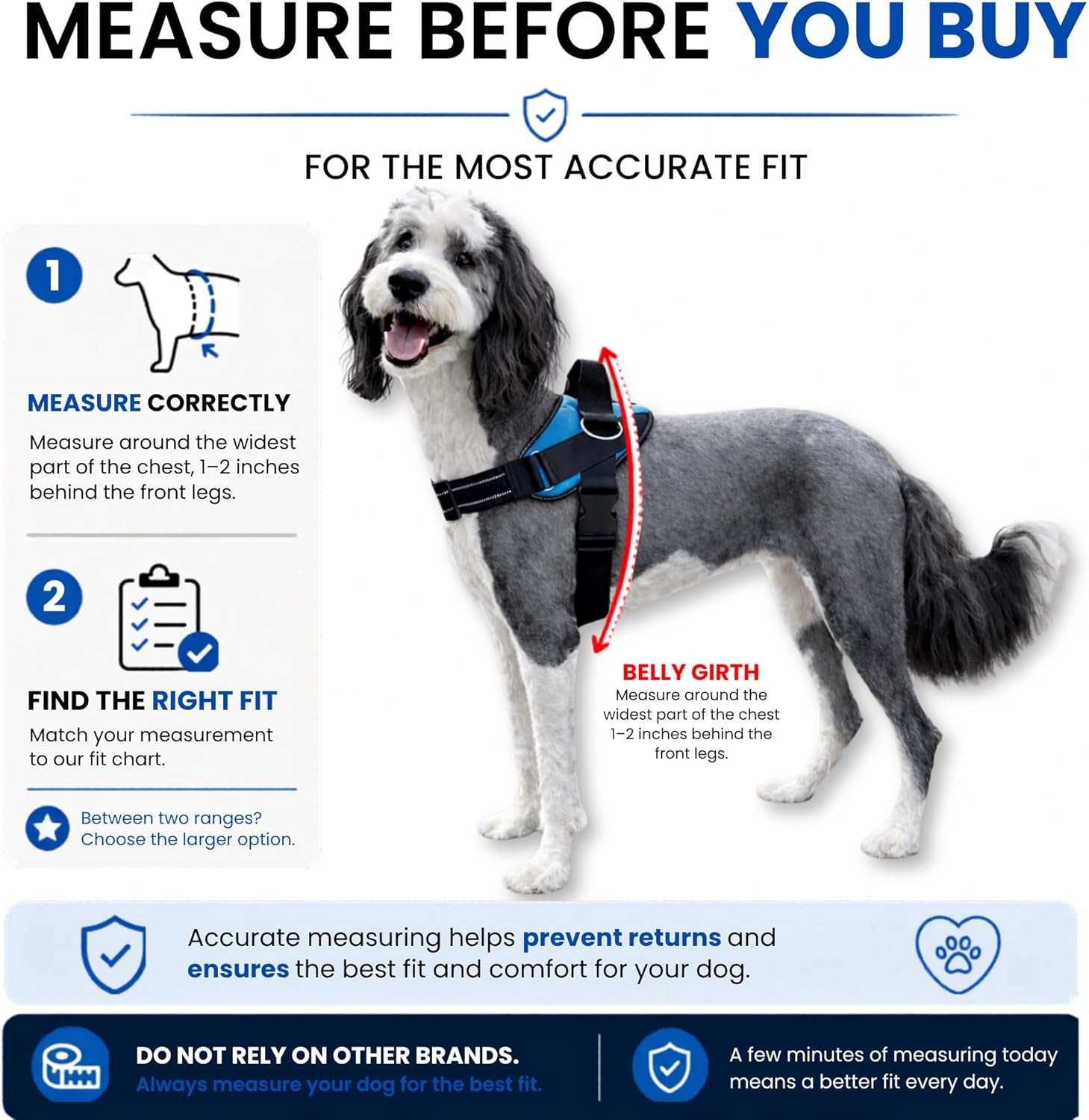 shawnco-essential-dog-harness-no-pull-pet-vest-with-3-leash-clips-no-choke-reflective-adjustable-and-padded-for-easy-walking-and-training-for-small-medium-and-large-dogs-oceanic-blue-s
