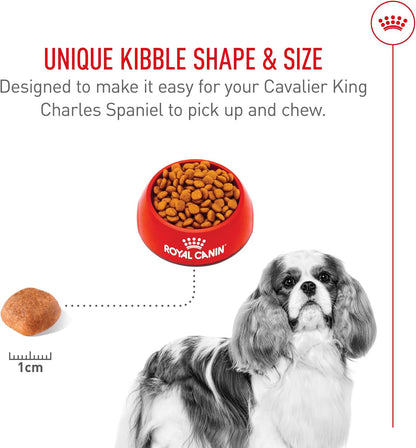 ROYAL CANIN Breed Health Nutrition Cavalier King Charles Spaniel Adult Dry Dog Food, 10 Lb Bag | Specialized Kibble Shape, Supports Heart Health, Formulated for Breed-Specific Needs, 10 Lb Resealable Bag5