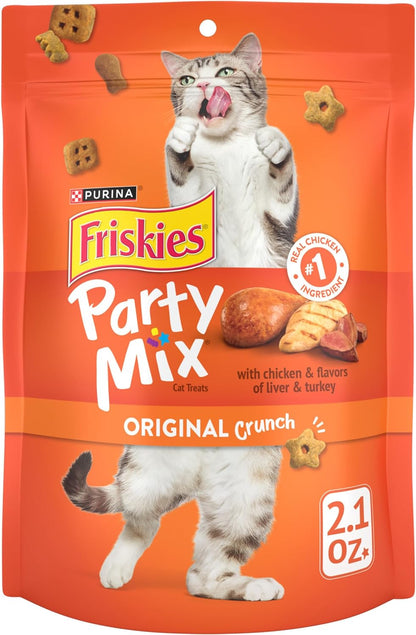Purina Friskies Cat Treats, Party Mix Original Crunch - 30 Oz. Pouch13