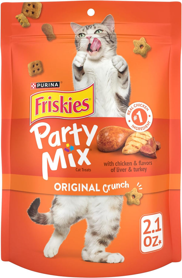 Purina Friskies Cat Treats, Party Mix Original Crunch - 30 Oz. Pouch13