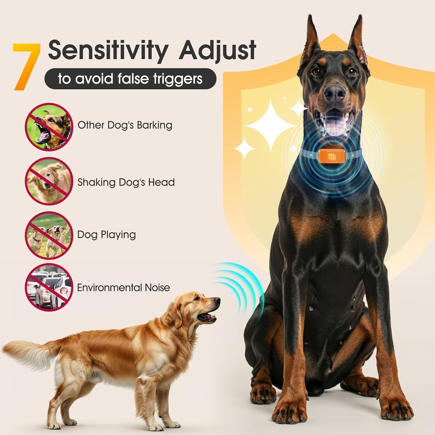 dog-bark-collar-for-large-medium-small-dogs-effective-no-bark-collar-smart-barking-collar-rechargeable-bark-collar-with-7-sensitivity-3-modes-waterproof-neon-orange