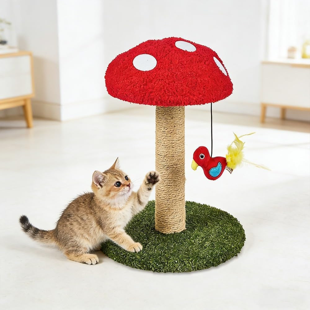 cat-scratching-post-for-indoor-cats-mushroom-scratching-post-17-5-h-cute-cat-scratcher-for-kittens-and-adult-cats-durable-cat-scratch-post-furniture-for-play-and-claw-care