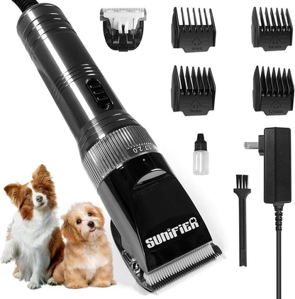 Professional Dog Grooming Clippers for Thick Coat - Dog Hair Trimmer for Grooming Kit- Sheep Shears for Thick Hair – Pet Grooming Clippers for Dogs, Cats, Sheeps, Horse (Black)1