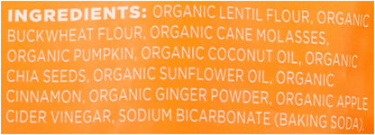 Amazon Brand - Wag Expedition Human Grade Organic Biscuits Dog Treats, Non-Gmo, Pumpkin & Chia Seed, 10 Oz, Pack of 16