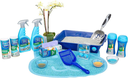 Fresh Step Cat Litter Crystals Deodorizer, Non Toxic Odor Neutralizing Crystals for Litter Boxes That Help Control Smells and Keep Home Areas Fresh, Fresh Scent, 15 Ounce7