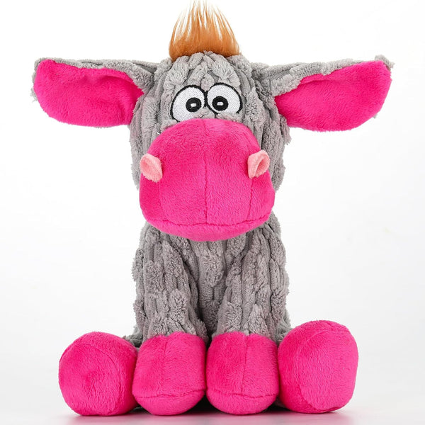 Loncoldy Plush Chew Toys for Large Dogs, Tough Crinkle Stuffed Animal Squeaky Interactive Toys for Small Medium Large Dogs, Keep Them Busy, Big Pet Toys1