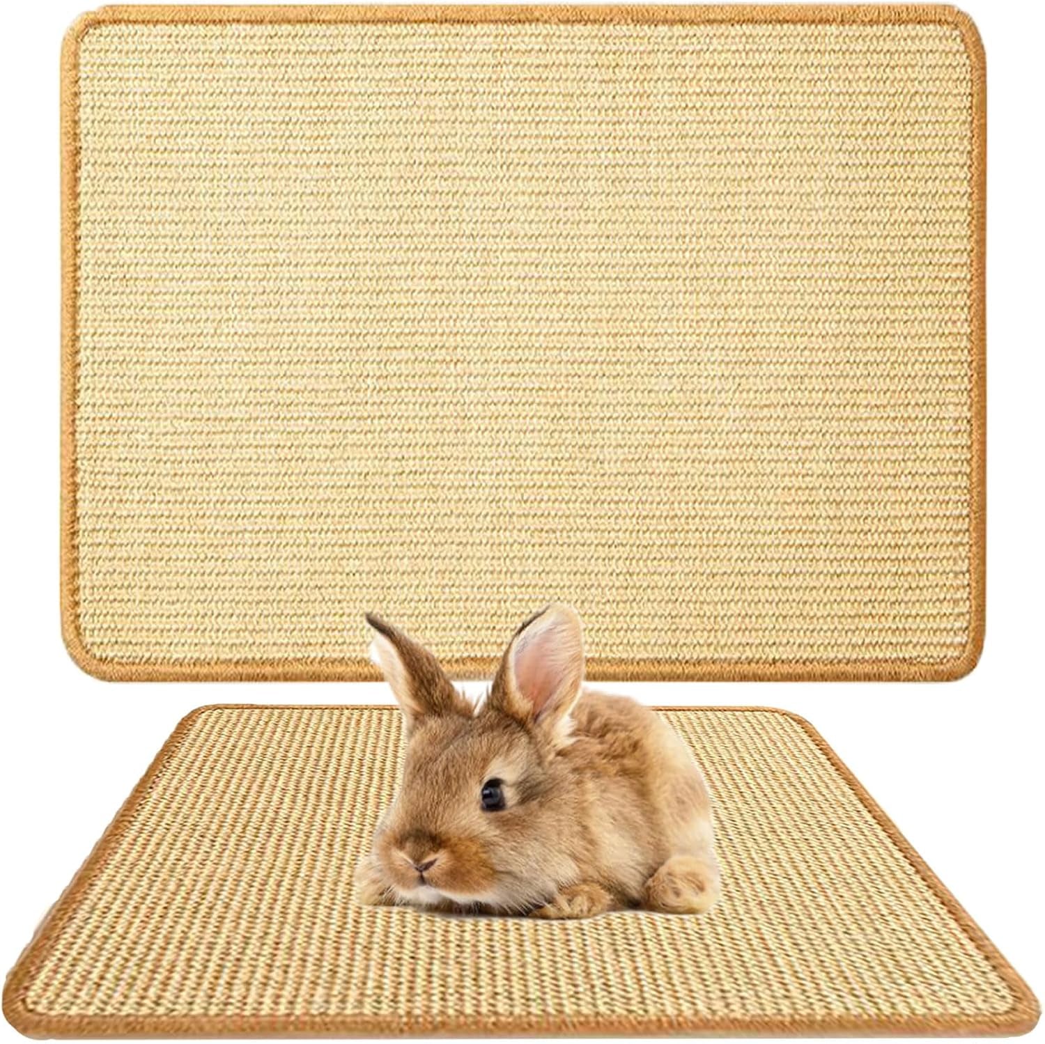 2pcs-rabbit-scratch-mat-natural-bunny-pad-claws-and-teeth-care-16x12-bunny-scratching-pad-rabbit-mats-for-cages-rabbit-mat-chew-toys-for-bunny-pet-cage-bedding-for-biting-sleeping-nesting