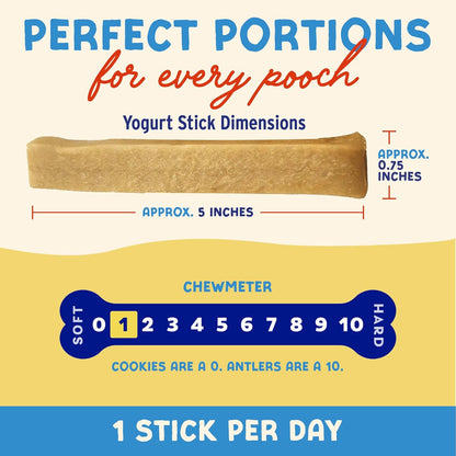 Himalayan Dog Chew Yogurt Sticks, Probiotic Treats, Peanut Butter, 5 Treats | Dog Chews with Prebiotics, Probiotics & Protein, Digestive Support, Lactose & Gluten Free, Natural Dog Treats for All Breeds6