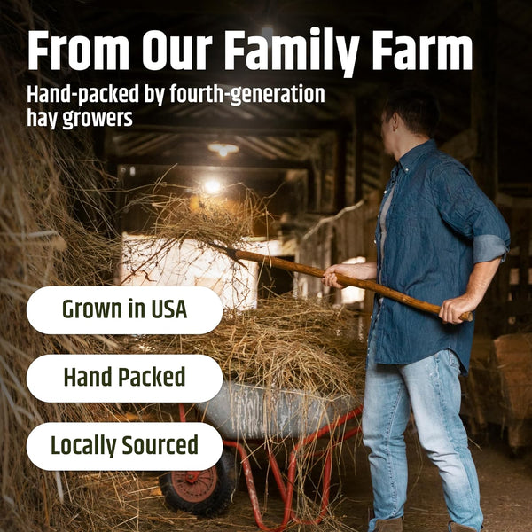 High Desert Alfalfa Hay, Protein Rich Soft Leaf Food for Young Growing Animals, Natural Rabbit Food and Guinea Pig Hay, Supports Digestive Health, Small Pet Supplies, Fresh Hand Packed 5 Lb Box | Protein Rich Soft Leaf Forage, Ideal for Growing Kits and Nursing Mothers, Great Calcium Source, Hand Packed, Low Dust5