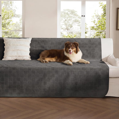Bedsure Waterproof Couch Cover for Dogs Washable - Waterproof Blanket for Large Dogs Couch Sofa Bed Cozy, Lightweight Furniture Protector for Pet Cat Quick Drying, Ash Grey, 52X82In17