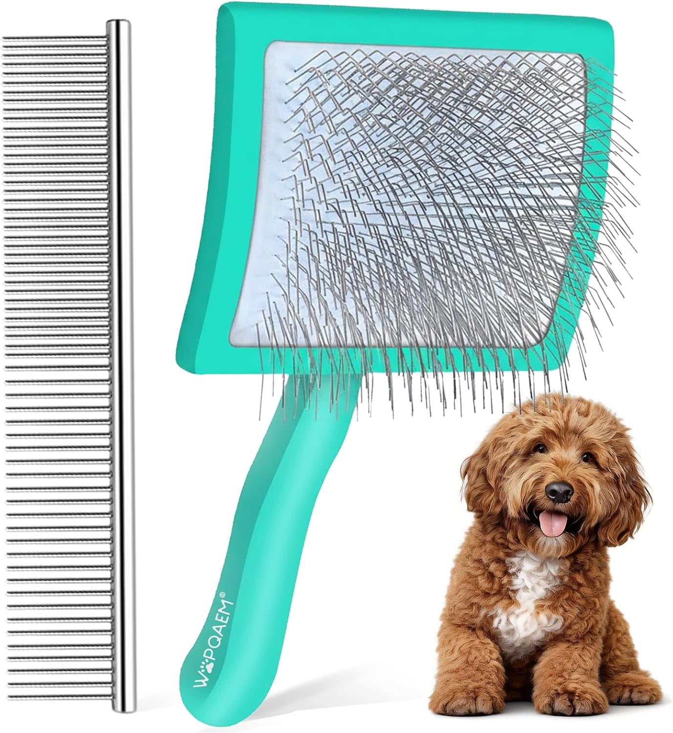 wooden-long-pin-slicker-brush-for-dogs-doodles-poodles-long-hair-grooming-detangling-and-fluffing-for-wavy-and-curly-hair-designed-for-heavy-thick-coats-to-prevent-matting-at-home