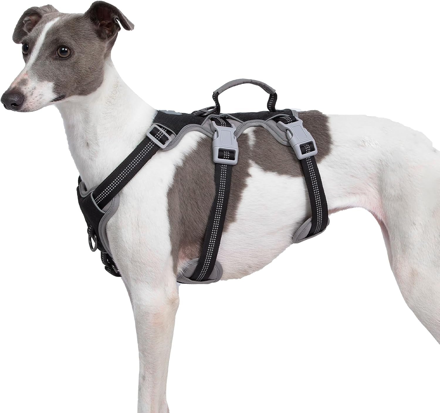 huntboo-escape-proof-dog-harness-escape-artist-harness-reflective-harness-with-padded-handle-breathable-durable-adjustable-vest-for-medium-dogs-walking-training-and-running-gear-blue-m
